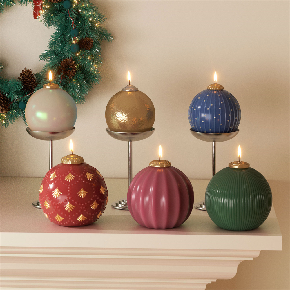 Candle Making Supplies For Beginners - Nicole Christmas Bauble Candela Stampo in