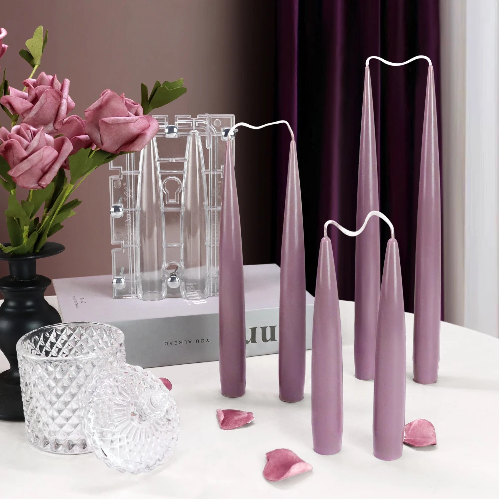 Candle Making Supplies For Beginners - Stampo acrilico per candele a colonna
