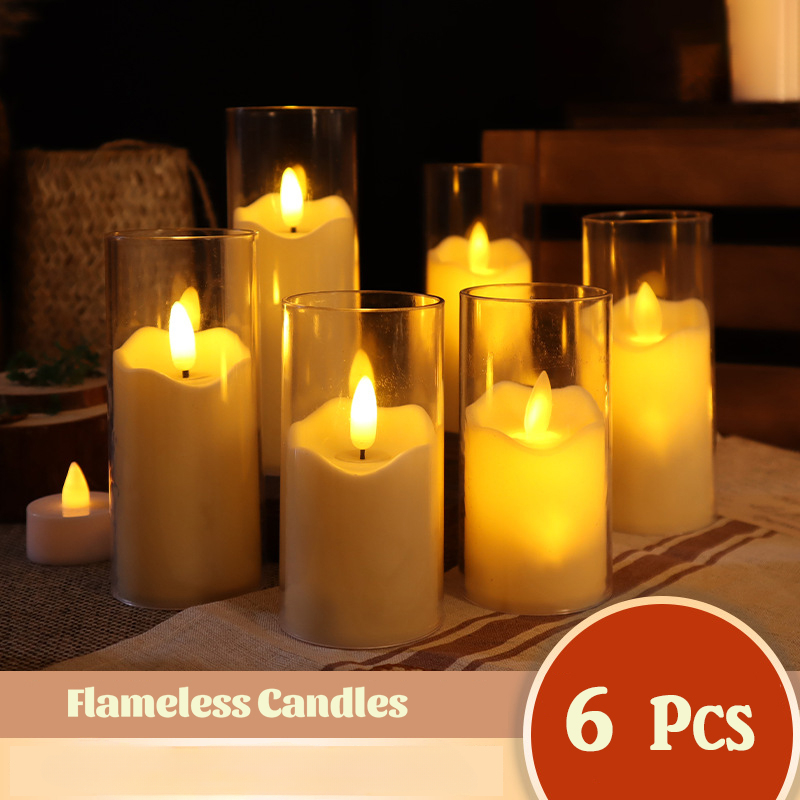 Candle Zero - 6Pcs Led candele elettriche senza fiamma