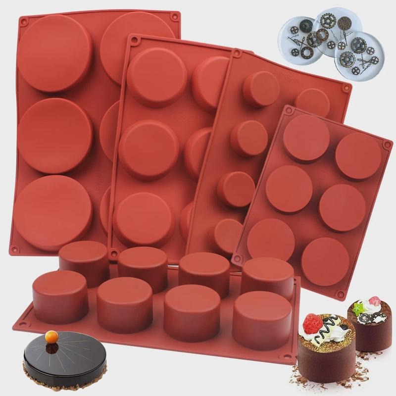 Candle Making Supplies For Beginners - Stampo in Silicone Rotondo per Sapone,