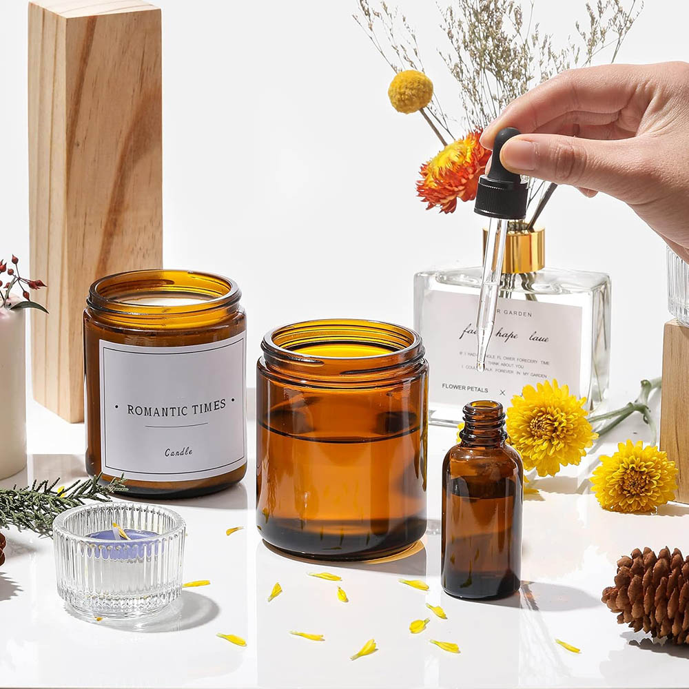 Barattoli in Vetro Ambrato da  - Candle Zero recensione e prezzo