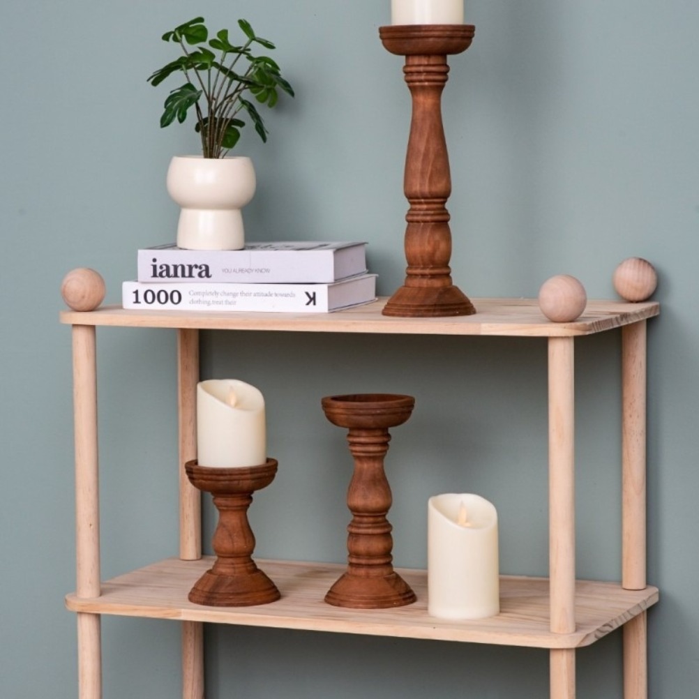 Portacandele Vintage in Legno  - Candle Zero recensione e prezzo